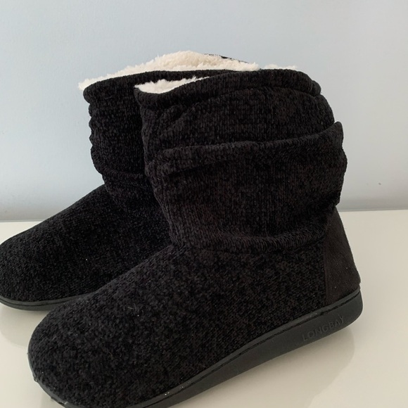 Long Bay Black Slippers women’s 7/8 NWOT comfy - Picture 2 of 6